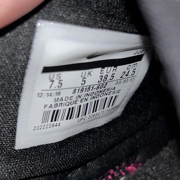 Nike Air Huarache Run Ultra 819151-602 Women’s US Size 7.5 Pink Sneaker Shoes - Picture 11 of 11